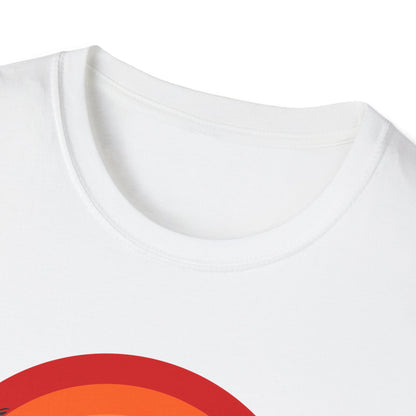 T-Shirt with Tropical Sunset Design, Relaxing Tee, Perfect for Beach Lovers, Great Gift for Vacations, Ideal for Summer Casual Wear