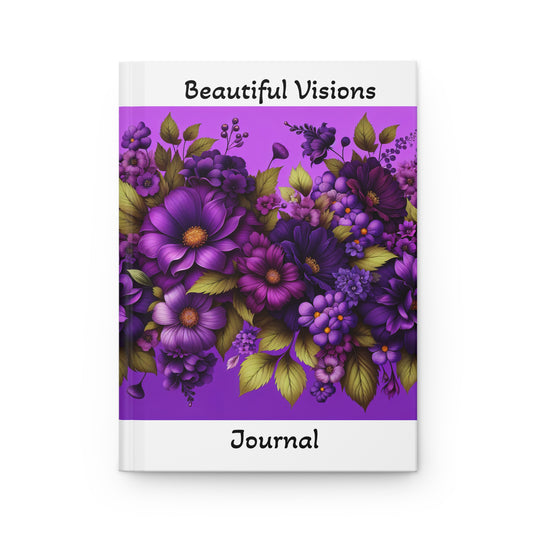 Beautiful Visions Floral Hardcover Journal