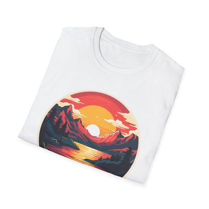 Peace Like A River Graphic Tee | Unisex Softstyle T-Shirt, Casual Wear, Outdoor Adventure, Gift for Nature Lovers, Relaxed Vibes