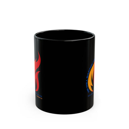 Inspirational Black Mug with Holy Spirit Design - 11oz & 15oz