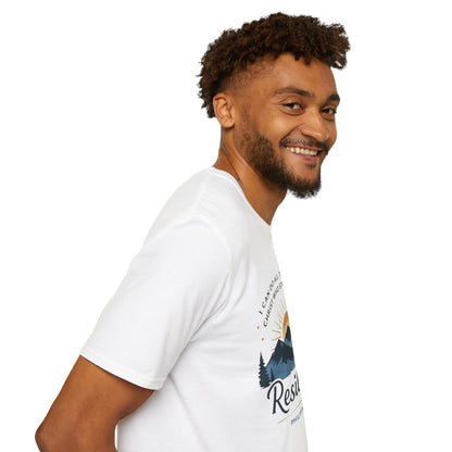 Resilience Mountain T‑Shirt — "I Can Do All Things Through Christ" Inspirational Christian Tee