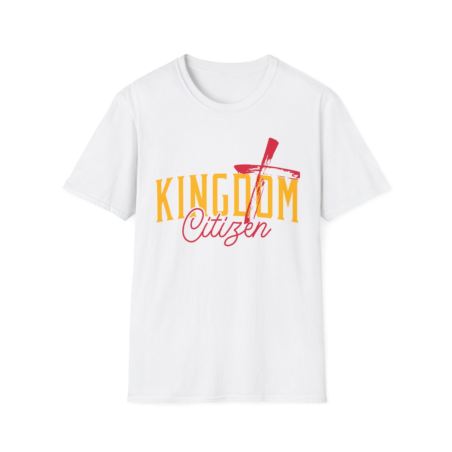 Kingdom Citizen Unisex Softstyle T-Shirt - Faith-Inspired Graphic Tee
