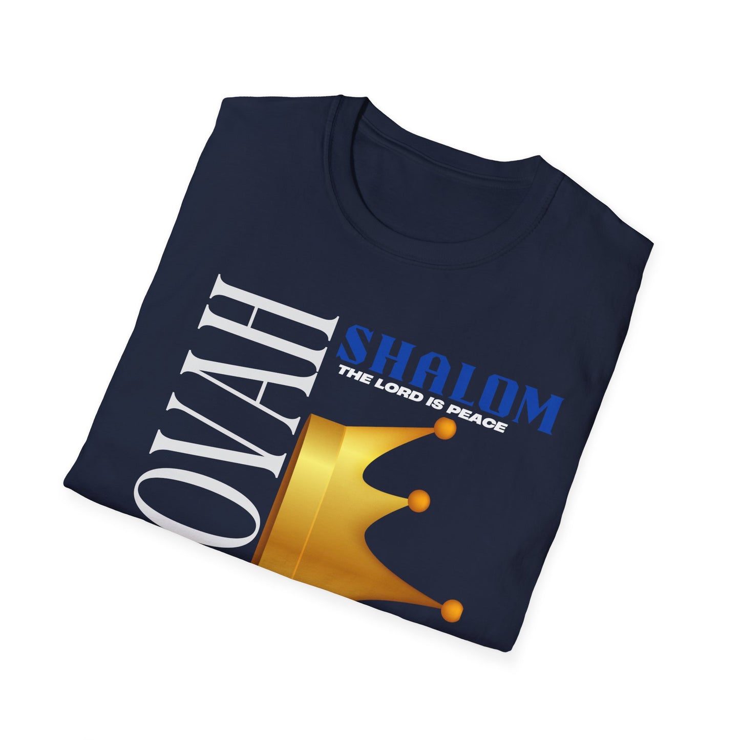 Jehovah Shalom Unisex Softstyle T-Shirt - The Lord is Peace Tee