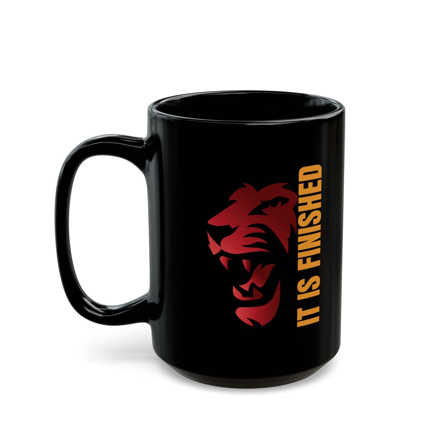 Motivational Black Mug - "IT IS FINISHED" - Perfect Gift for Inspiration