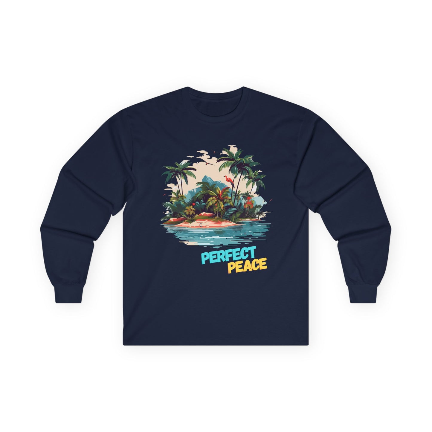 Perfect Peace Long Sleeve Tee for Relaxation Lovers