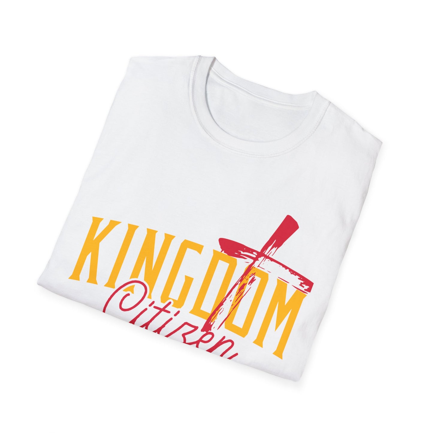 Kingdom Citizen Unisex Softstyle T-Shirt - Faith-Inspired Graphic Tee