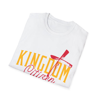Kingdom Citizen Unisex Softstyle T-Shirt - Faith-Inspired Graphic Tee