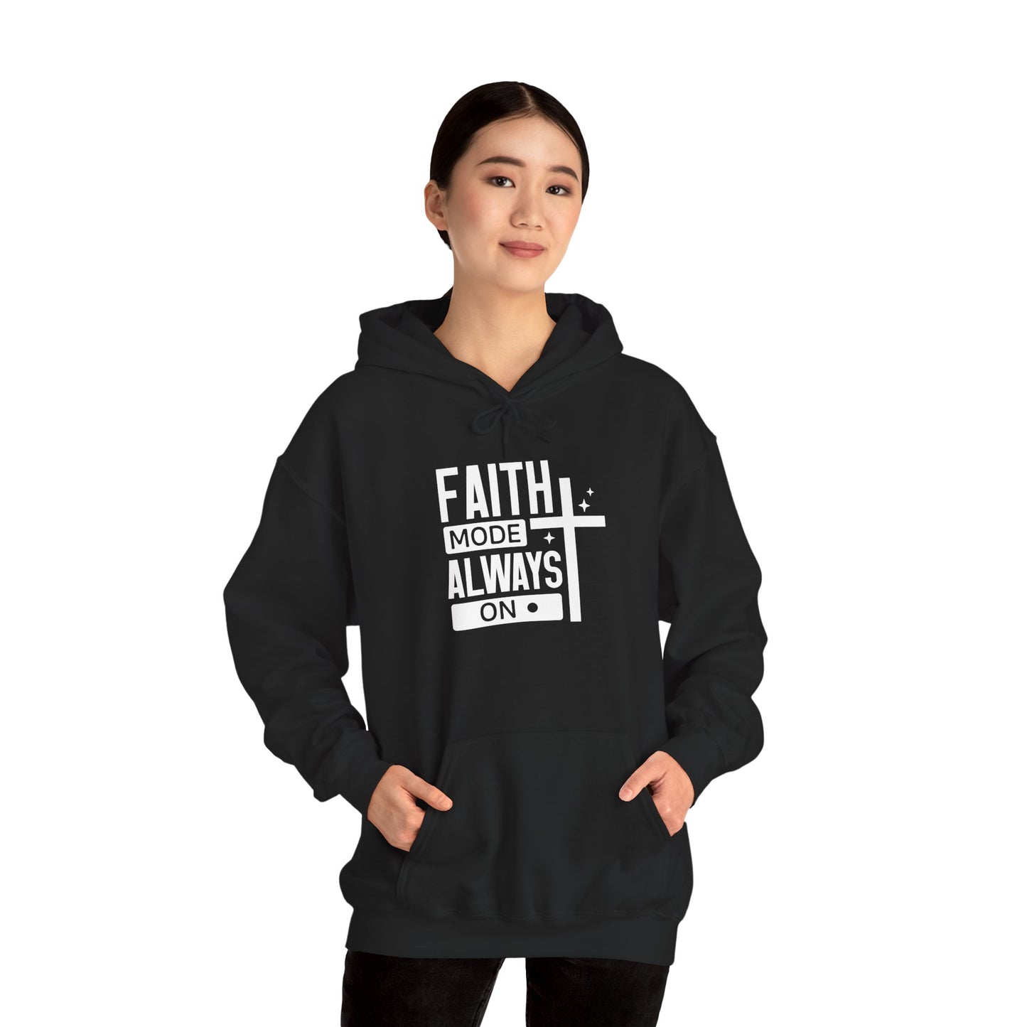 Faith Mode Hooded Sweatshirt - Unisex Heavy Blend™