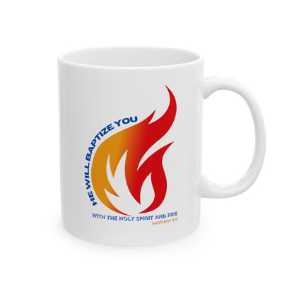 White Inspirational Ceramic Mug – 11oz & 15oz | Motivational Design for Daily Motivation
