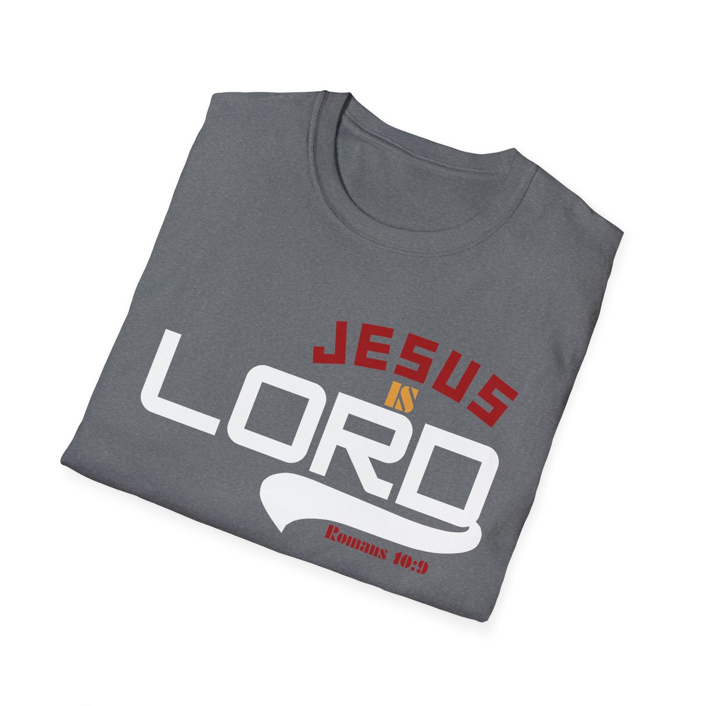 Inspirational Jesus is Lord T-Shirt | Unisex Softstyle Tee for Faith & Fellowship
