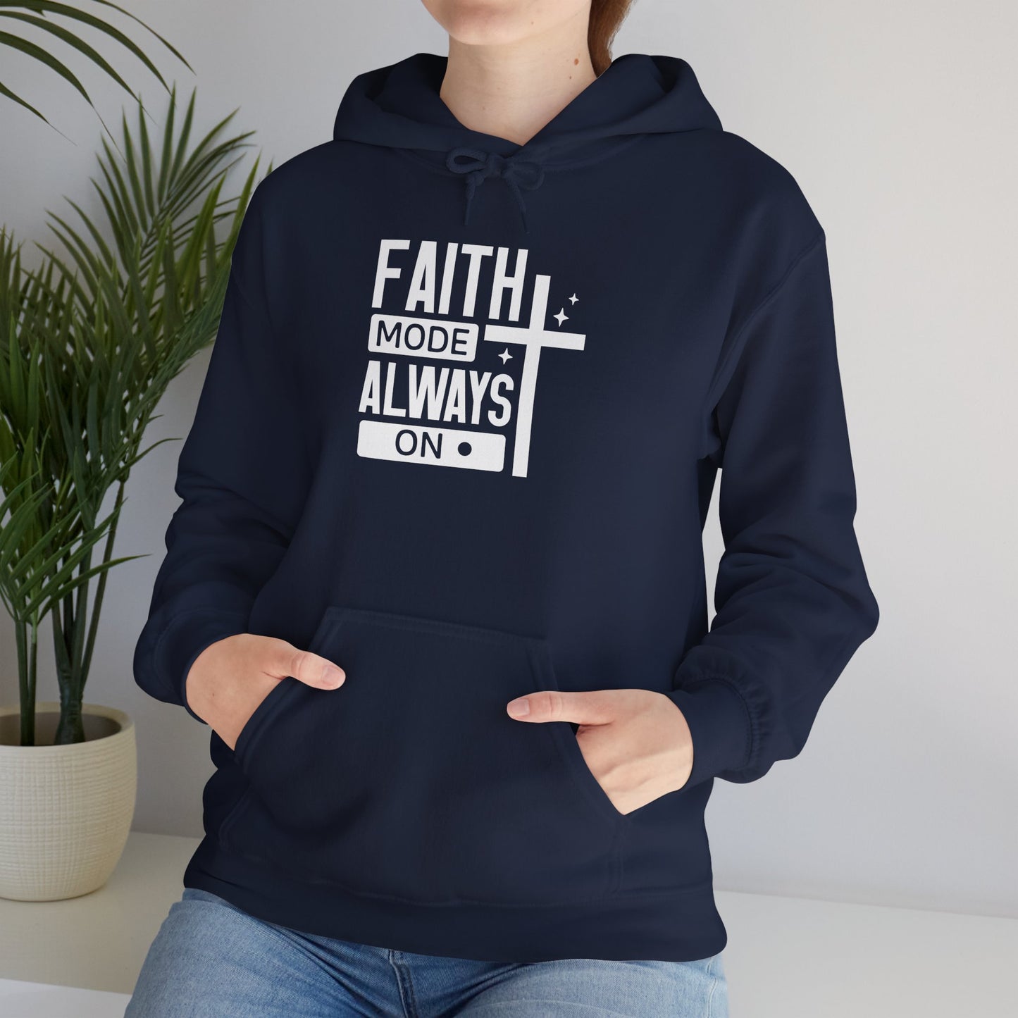 Faith Mode Hooded Sweatshirt - Unisex Heavy Blend™