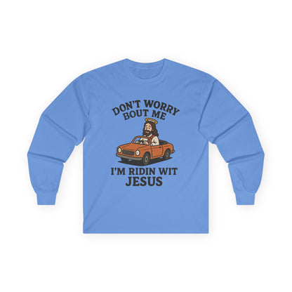 Ridin' Wit Jesus Long Sleeve Tee