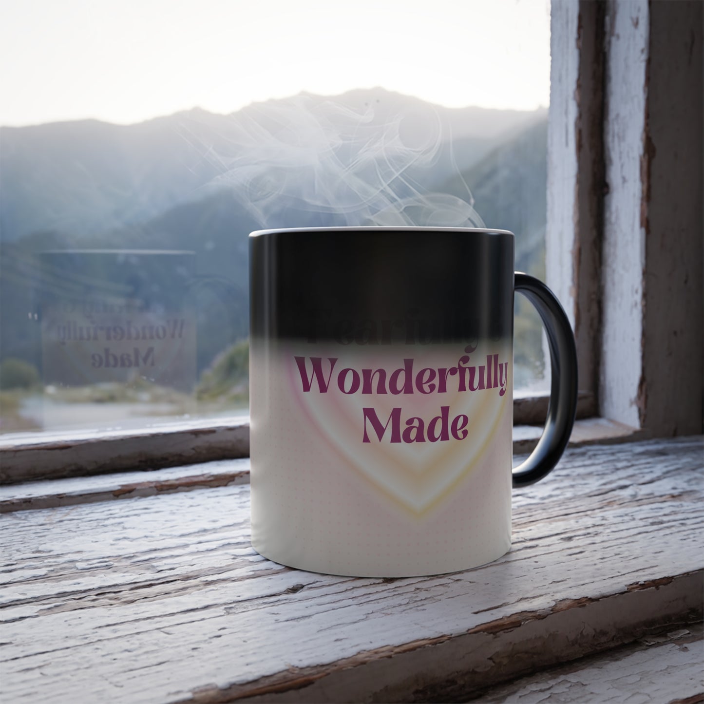 Fearfully & Wonderfully Made Color Morphing Mug - Inspirational 11oz Coffee Cup