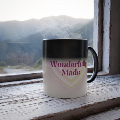 Fearfully & Wonderfully Made Color Morphing Mug - Inspirational 11oz Coffee Cup