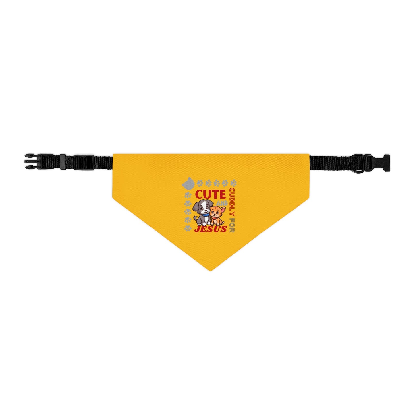 Cute and Cuddly for Jesus Pet Bandana Collar for Dogs - Stylish Accessory for Pet Lovers