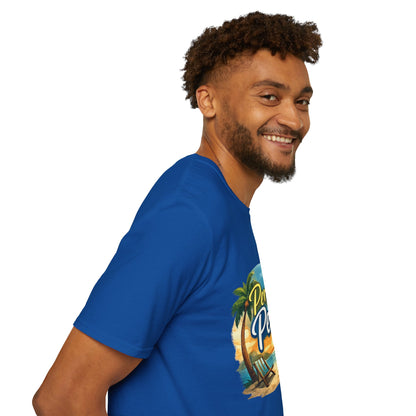 Perfect Peace Beach T-Shirt — Tropical Palm Sunset Graphic Tee