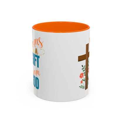 Inspirational Coffee Mug for Moms - 'Moms Are A Gift From God' Design