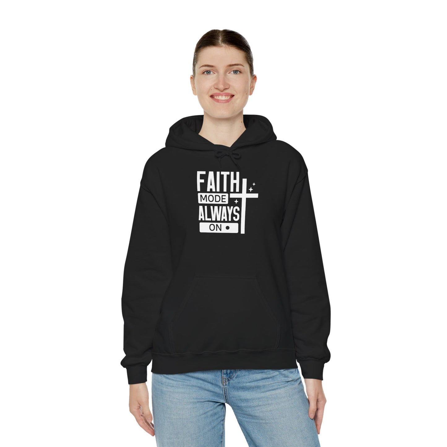Faith Mode Hooded Sweatshirt - Unisex Heavy Blend™