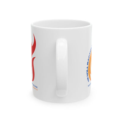 White Inspirational Ceramic Mug – 11oz & 15oz | Motivational Design for Daily Motivation