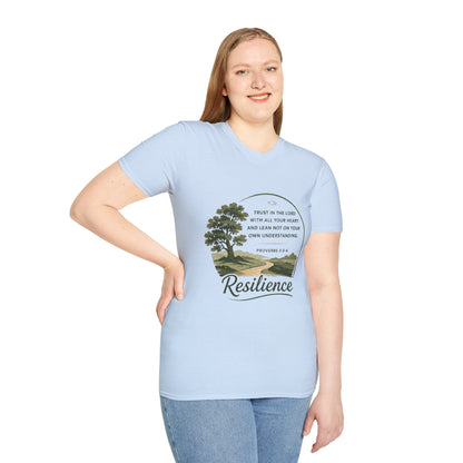 Resilience Bible Verse T‑Shirt — Proverbs 3:5-6 Inspirational Faith Tee