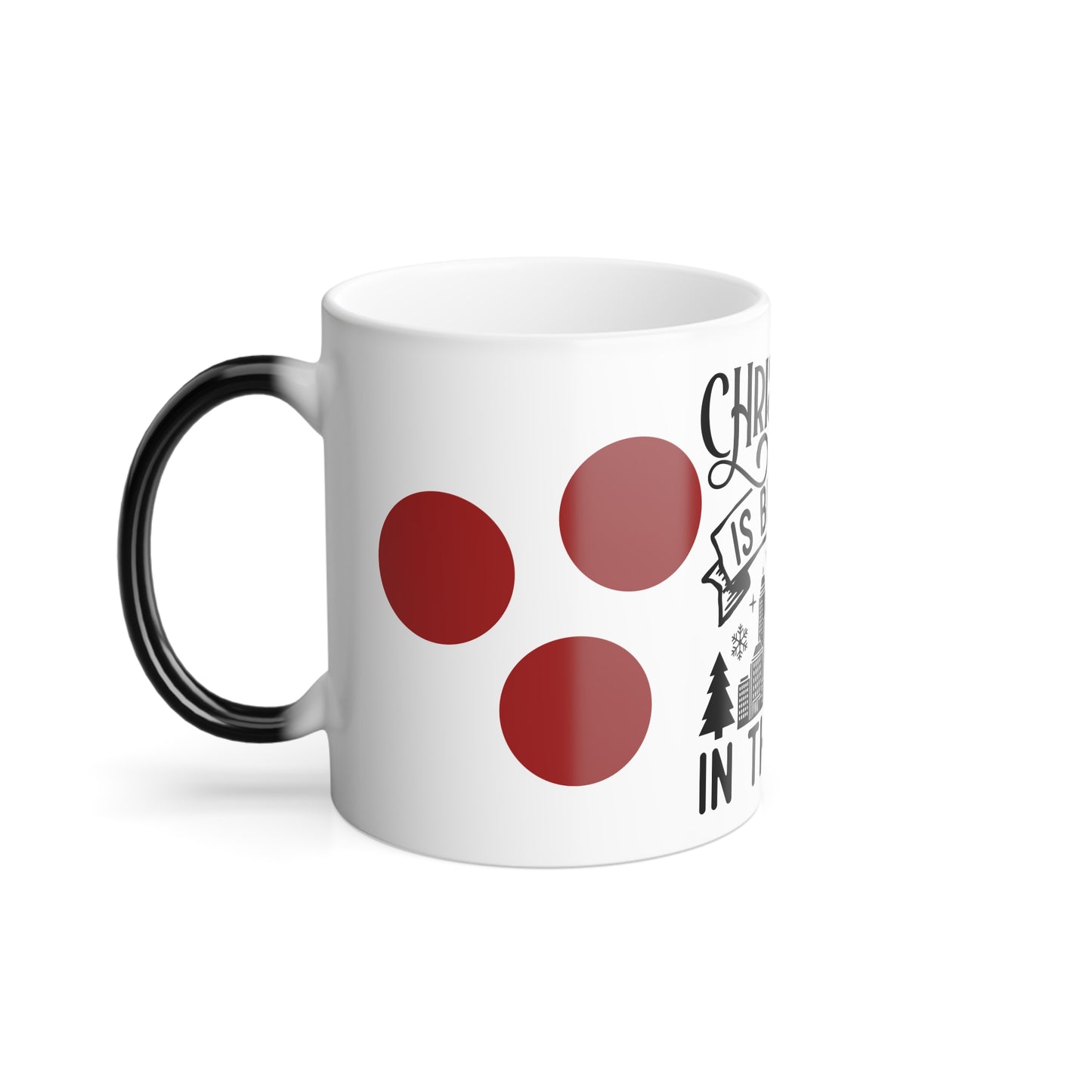 Color Morphing Mug — "Christmas Is Better in the City" 11oz
