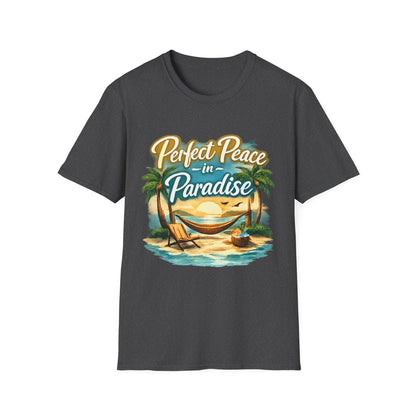 Perfect Peace in Paradise T-Shirt — Tropical Beach Graphic Tee