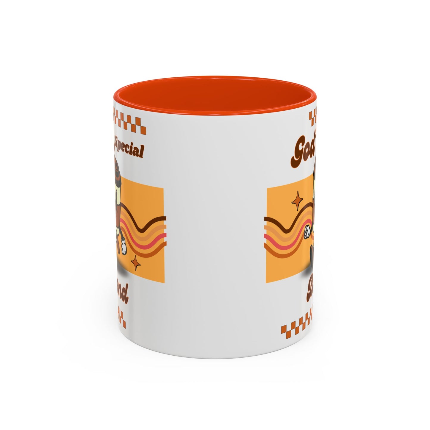 Colorful Coffee Mug with God's Special Blend Design, Unique Gift for Coffee Lovers, Fun Kitchenware, Retro Style Mug, Creative Collectible