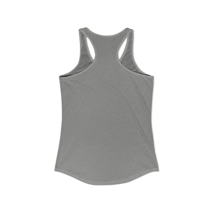 Floral Heart Women's Racerback Tank - Perfect for Summer & Fitness