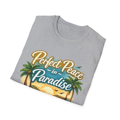 Perfect Peace in Paradise T-Shirt — Tropical Beach Graphic Tee