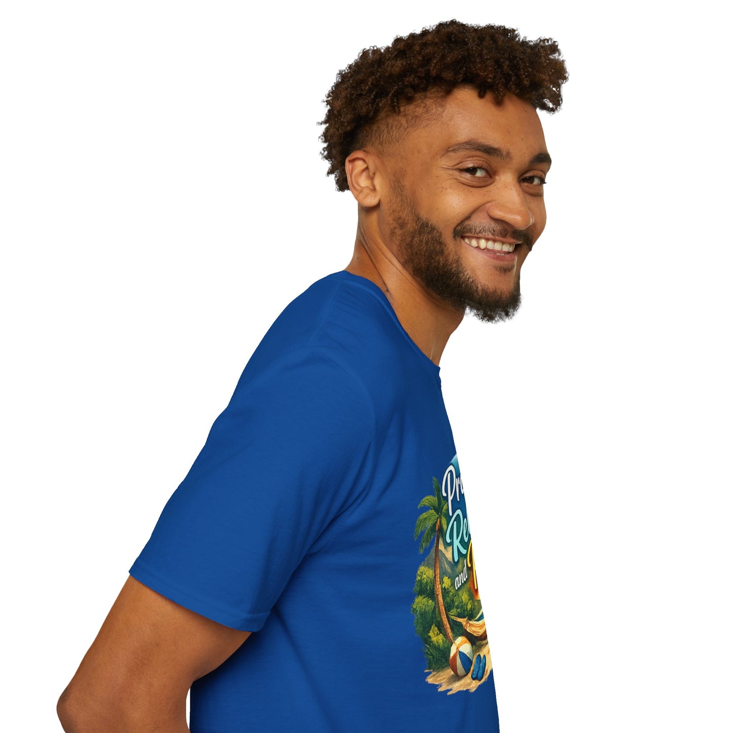 Pray, Relax & Play Beach T-Shirt