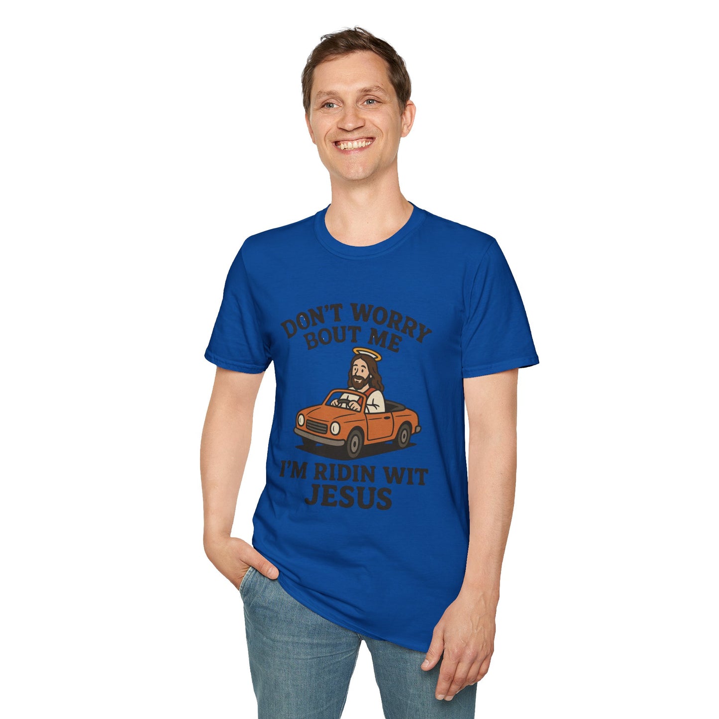 Ridin' Wit Jesus Unisex Softstyle T-Shirt