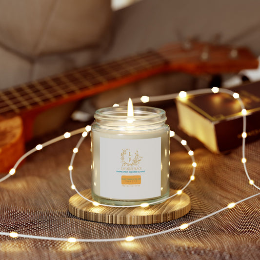 Inspirational Apricot Scented Candle (Mango Coconut)- Handcrafted Relaxation (9oz)