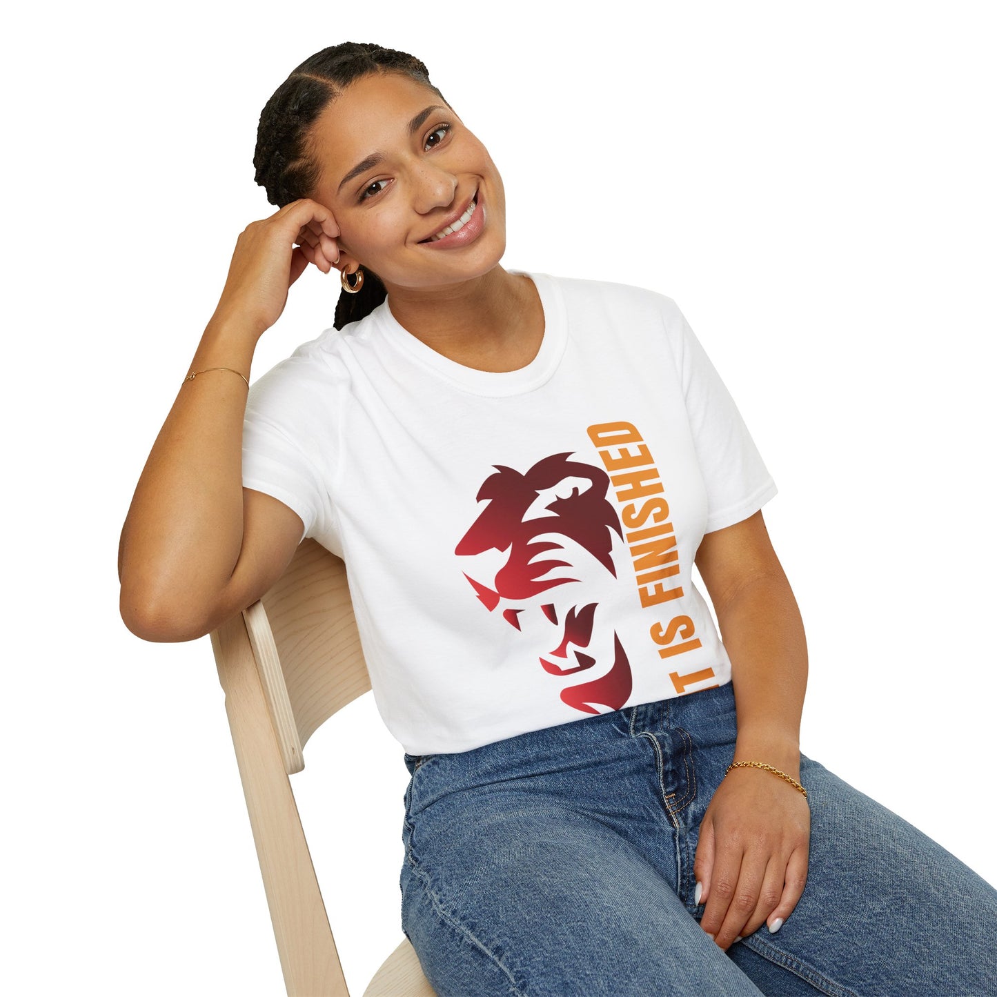 Unisex Softstyle T-Shirt - 'It Is Finished' Motivational Tee for Inspiration and Faith