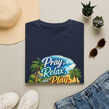 Pray, Relax & Play Beach T-Shirt