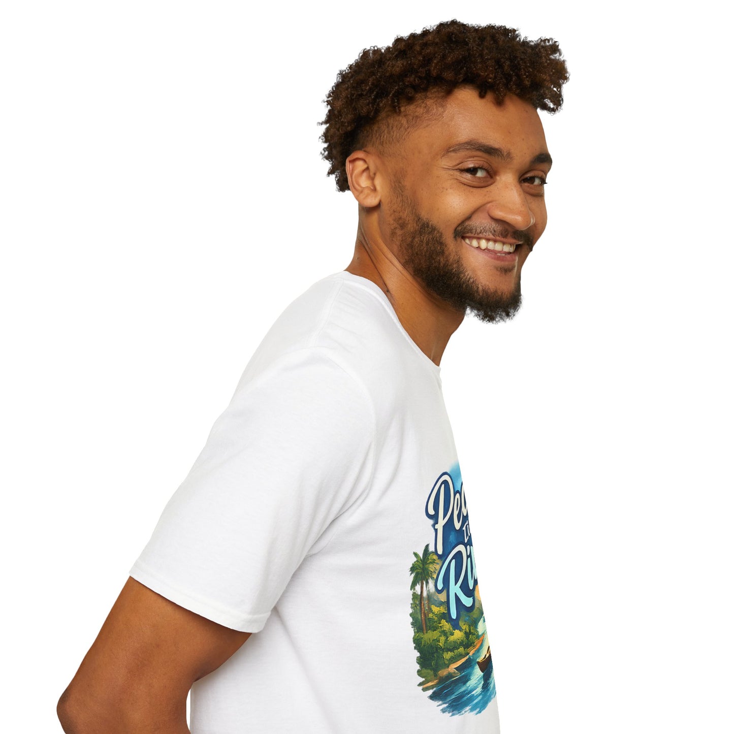 Peace Like a River T‑Shirt — Scenic River Prayer Tee