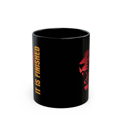 Motivational Black Mug - "IT IS FINISHED" - Perfect Gift for Inspiration