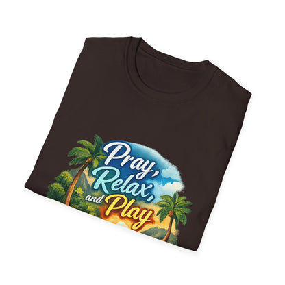 Pray, Relax & Play Beach T-Shirt