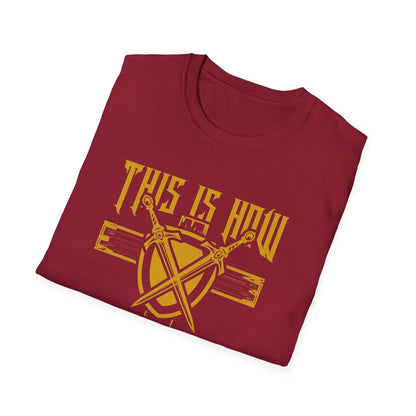 This Is How I Fight My battle, Unisex Softstyle T-Shirt