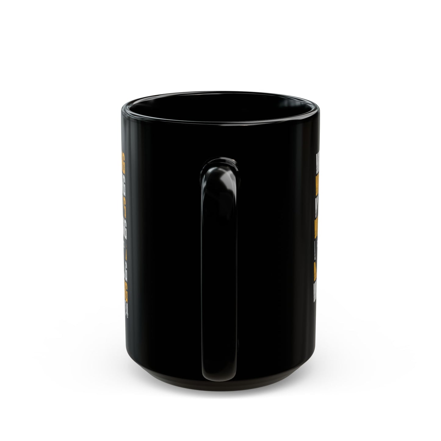 "Who Is This King" Design-Inspirational Black Mug – 11oz & 15oz