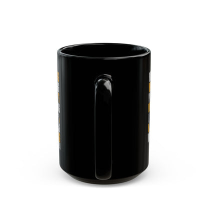 "Who Is This King" Design-Inspirational Black Mug – 11oz & 15oz