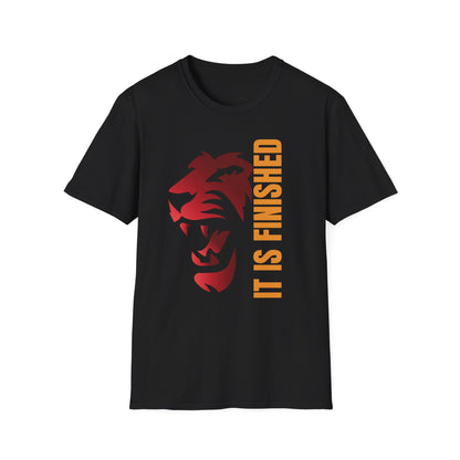 Unisex Softstyle T-Shirt - 'It Is Finished' Motivational Tee for Inspiration and Faith