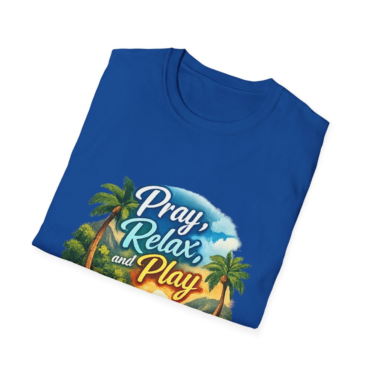 Pray, Relax & Play Beach T-Shirt