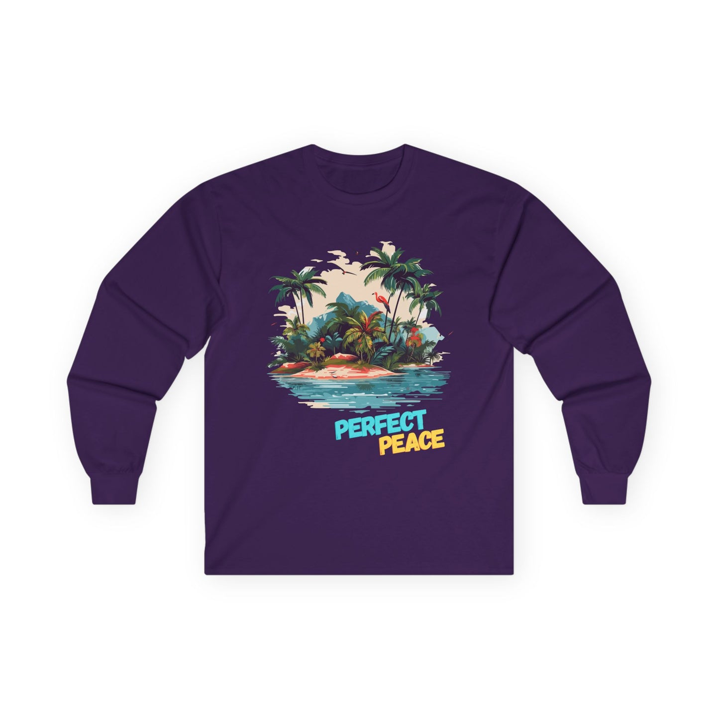 Perfect Peace Long Sleeve Tee for Relaxation Lovers