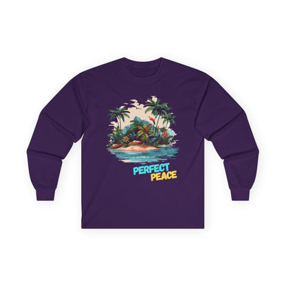 Perfect Peace Long Sleeve Tee for Relaxation Lovers