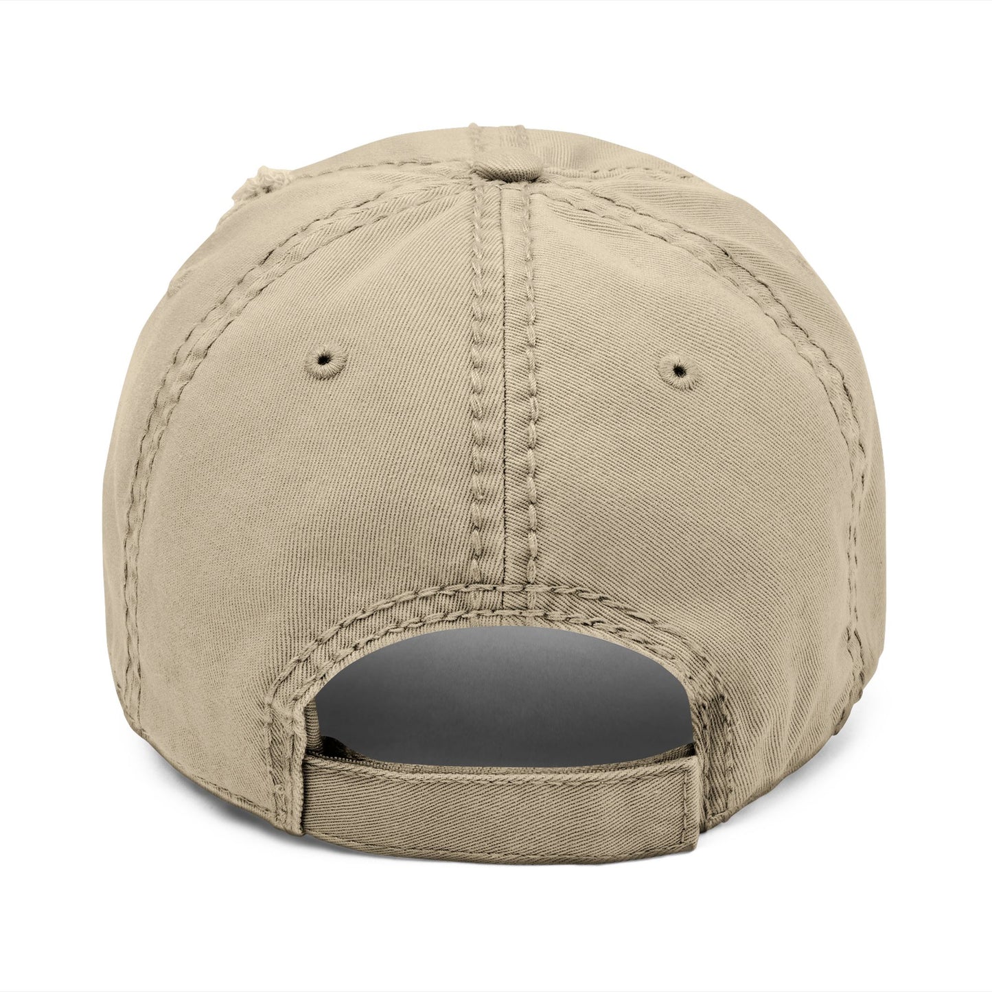 Kingdom Distressed Dad Hat - Casual Embroidered Cap for Everyday Style