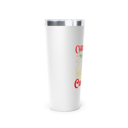 22oz Tumbler - "Christmas Is Better in the Country" Holiday Insulated Travel Cup