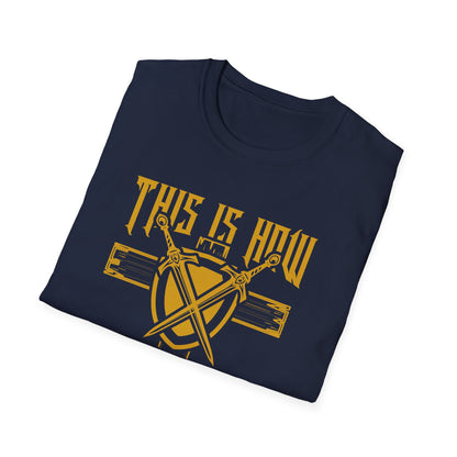 This Is How I Fight My battle, Unisex Softstyle T-Shirt