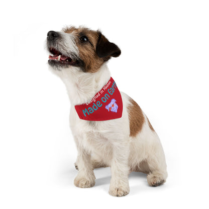 Designed in Heaven, Made on Earth-Custom Pet Bandana Collar