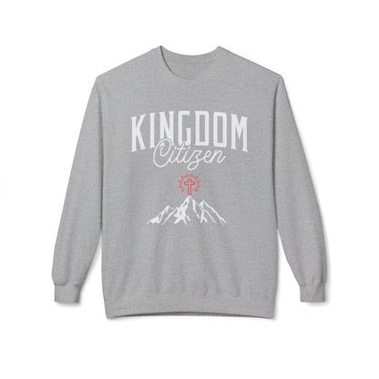 Kingdom Citizen Crewneck Sweatshirt — Faith Mountain Graphic