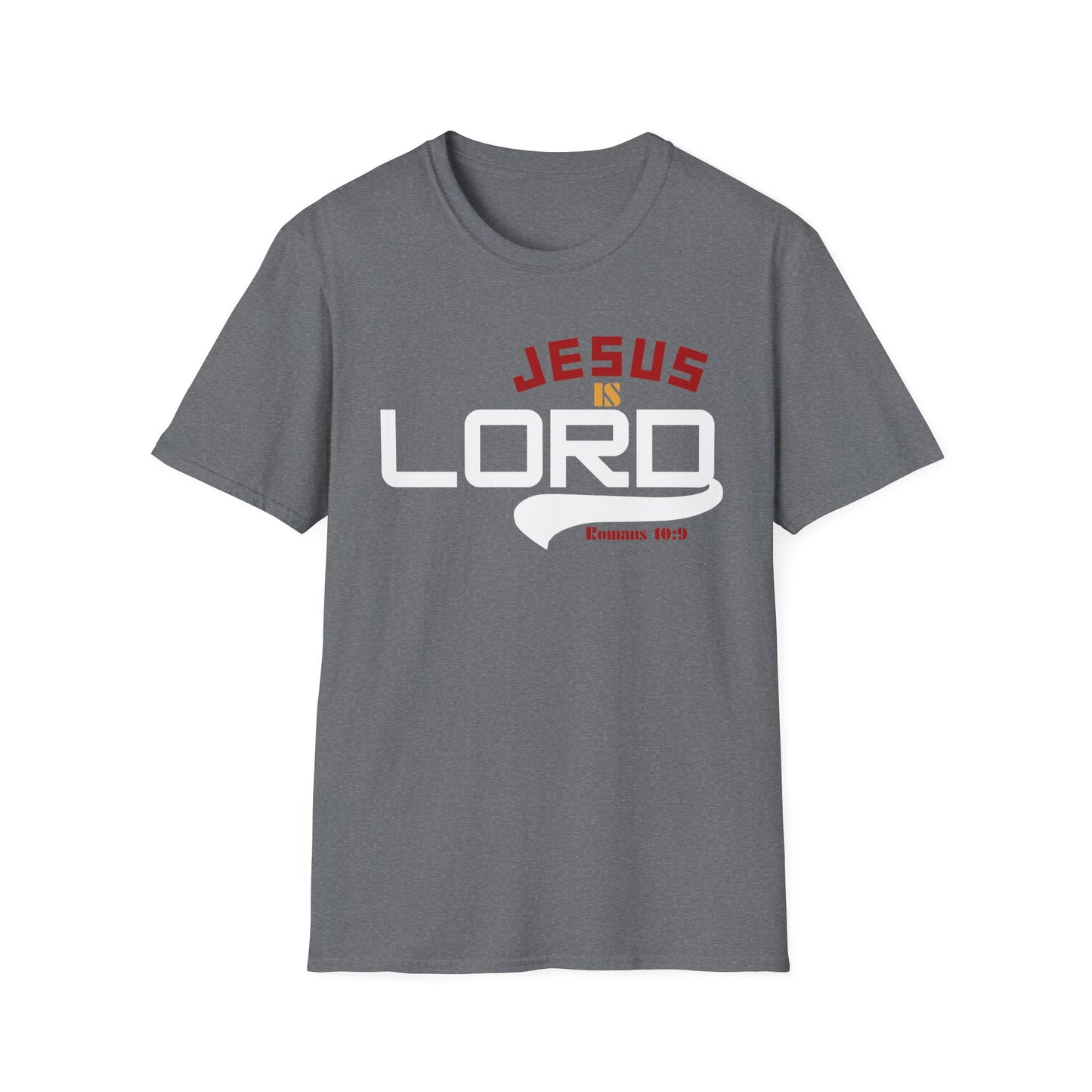 Inspirational Jesus is Lord T-Shirt | Unisex Softstyle Tee for Faith & Fellowship